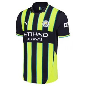 Manchester City 2024/25 Auswärtspielermodel-Trikot - Schwarz/Grün