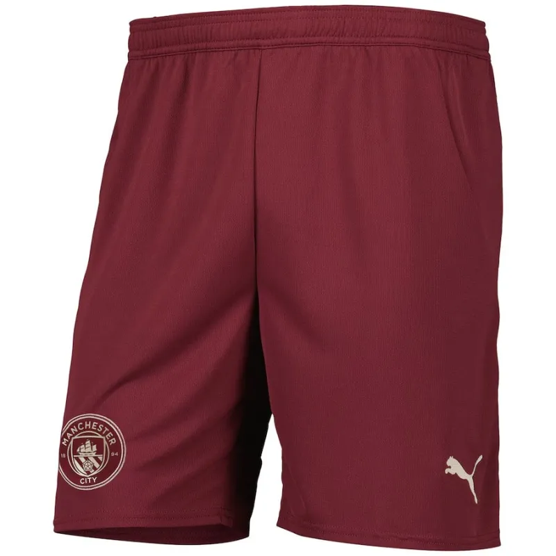 Manchester City Kids' Third Kit 2024/25 - Burgundy