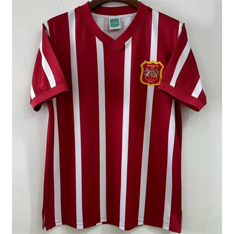 Maglia retrò di Manchester City 1956 - Rosso