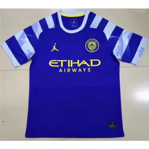 Maglia retrò commemorativa di Manchester City - Blu