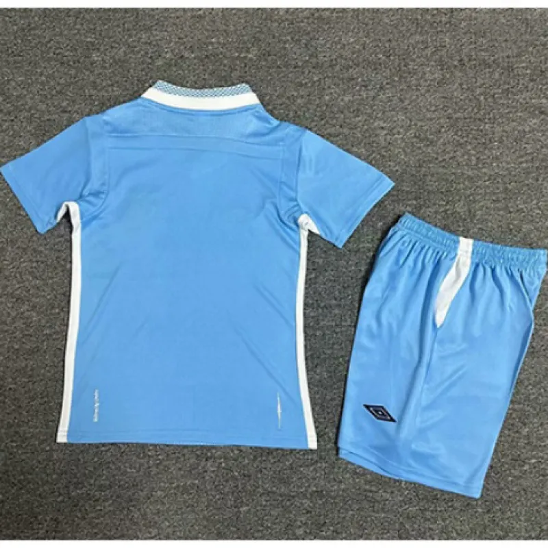 Manchester City 2011/12 Kids Home Retro Jersey - Blue