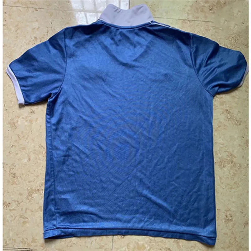 Maglia di campo di casa retrò di Manchester City 1981/82 - Blu