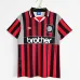 Maglia di trasferta retrò di Manchester City 1994 - 96 - Rosso/Nero