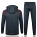 Manchester City 2024/25 Hooded Sports Wear - Dark Gray