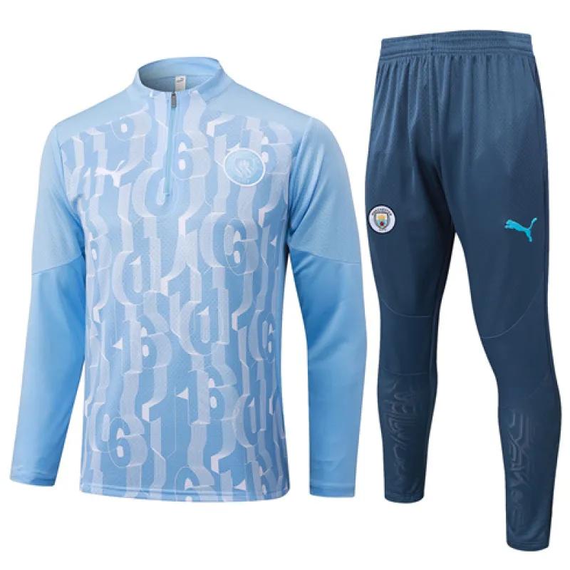 Manchester City 2024/25 Kids' Sports Wear - Blue