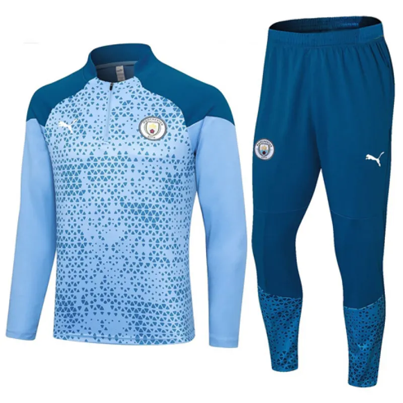 Manchester City 2024/25 Kids' Sports Wear - Blue