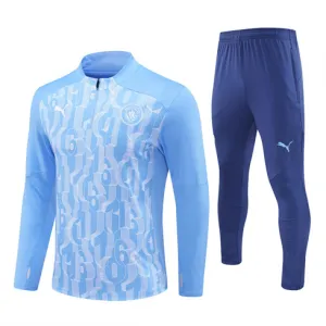 Abbigliamento sportivo per bambini di Manchester City 2024/25 - Blu