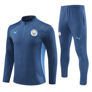Abbigliamento sportivo per bambini di Manchester City 2024/25 - Blu marino