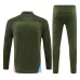 Manchester City 2024/25 Kids' Sports Wear - Army Green