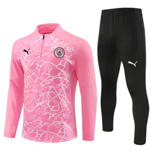 Abbigliamento sportivo per bambini di Manchester City 2024/25 - Rosa
