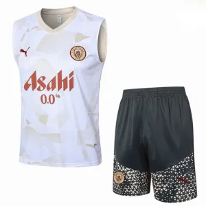 Manchester City 2024/25 Shorts - und Weste - Set - Aprikosenfarben