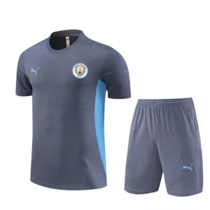 Manchester City 2024/25 maglia da allenamento e pantaloncini - grigio scuro