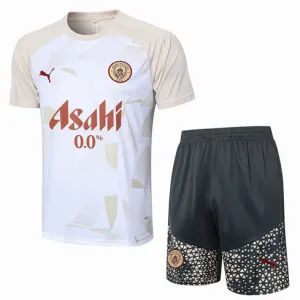 Maglia e shorts d'allenamento di Manchester City 2024/25 - Albicocca