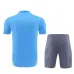Manchester City 2024/25 Trainingsshirt und Shorts - Blau