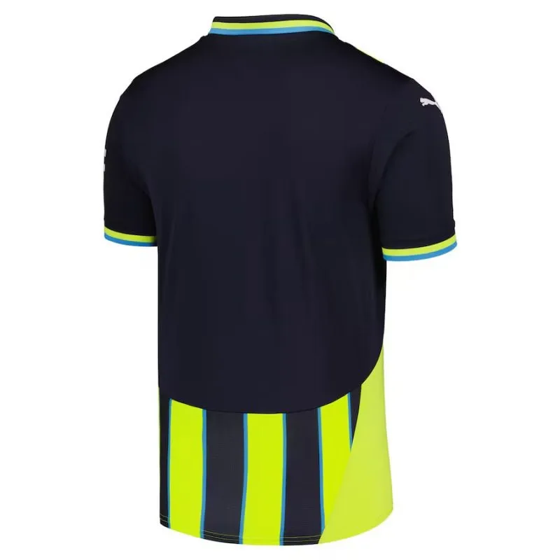 Manchester City Kids' Away Jersey 2024/25 - Black/Green