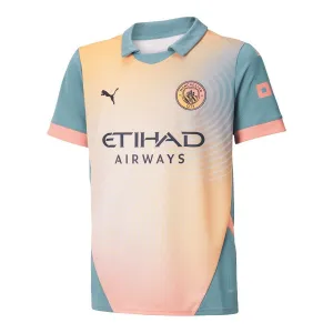 Manchester City Kinder - Viertes Trikot 2024/25 - Blau/Rosa