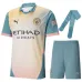 Set della quarta maglia per bambini di Manchester City 2024/25 - Azzurro/Rosa