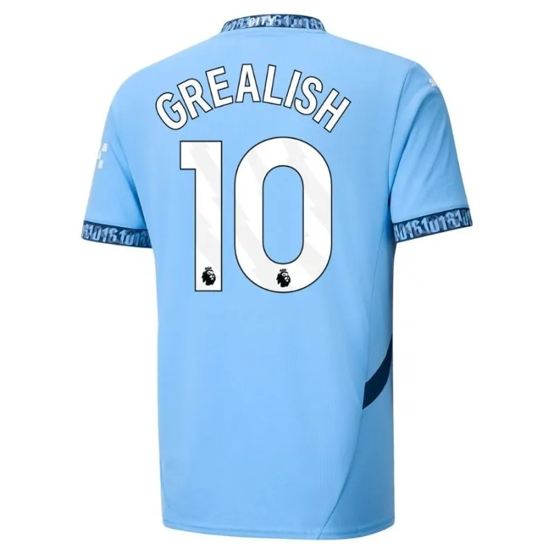 GREALISH maglia di casa di Manchester City 2024/25 - Blu