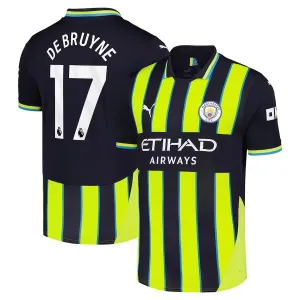 DEBRUYNE Maglia di trasferta di Manchester City 2024/25 - Nero/Verde