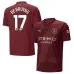 DEBRUYNE Manchester City Drittes Trikot 2024/25 - Burgundrot