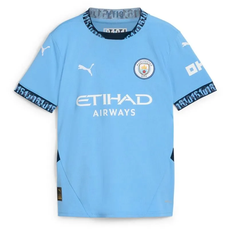 HAALAND Manchester City Kids' Home Jersey Set 2024/25 - Blue