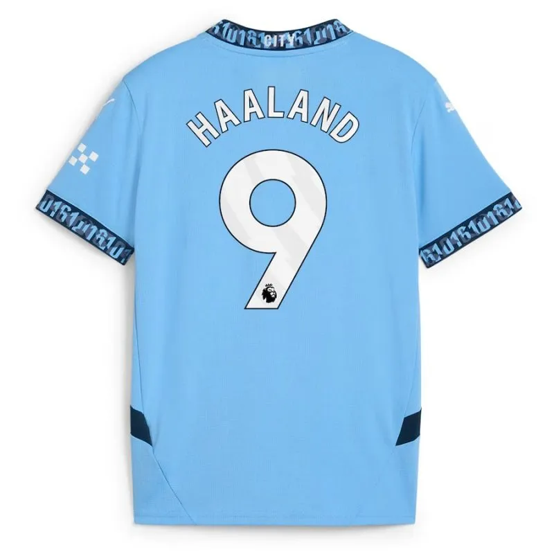 HAALAND Manchester City Kids' Home Jersey Set 2024/25 - Blue