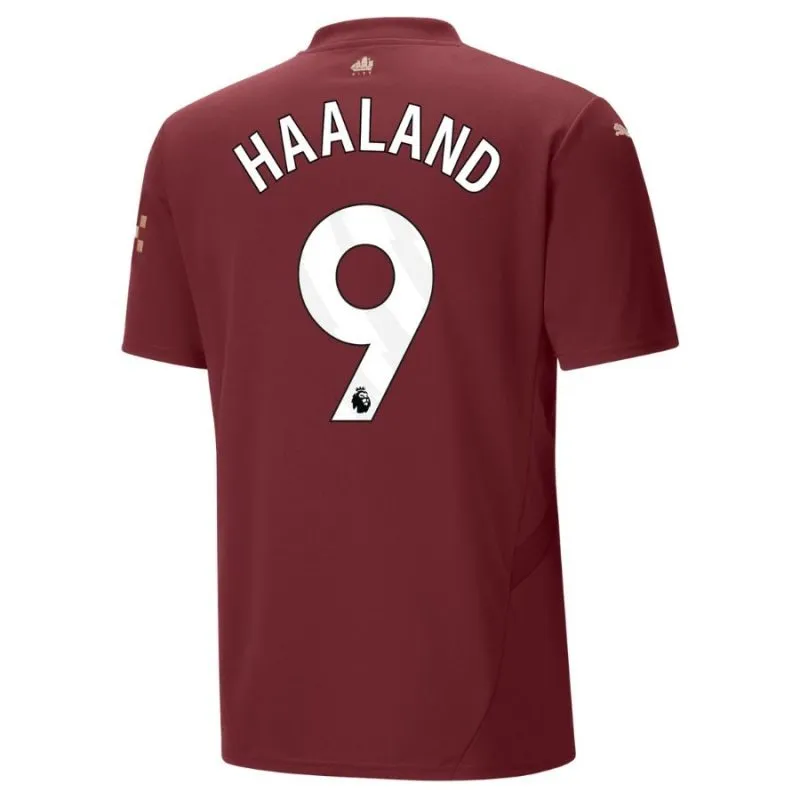 HAALAND Terzo set di maglia per bambini di Manchester City 2024/25 - Burdiglia