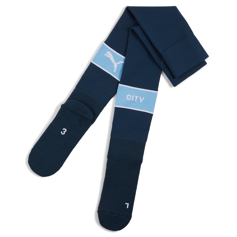 Calcetines de fútbol local de Manchester City 2024/25 - Azul