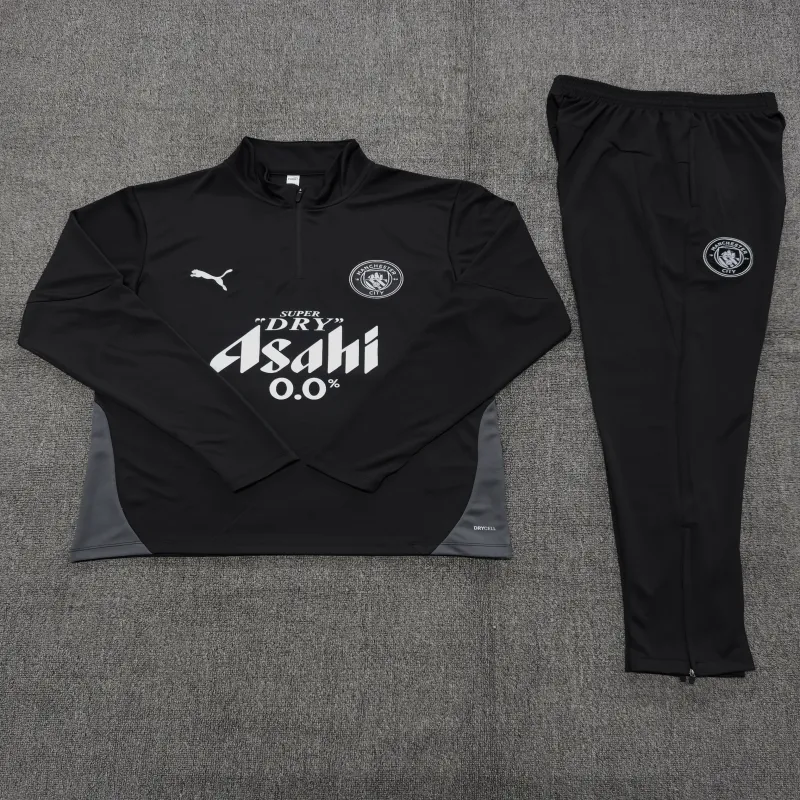 Manchester City 2025/26 Kids Sports Set Black