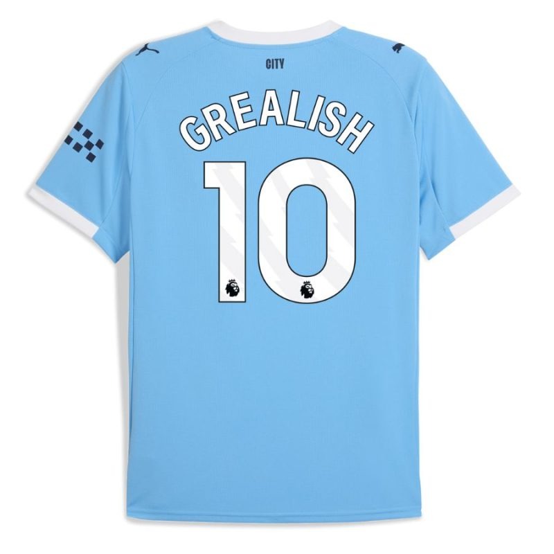 Manchester City GREALISH 2025/26 Home Jersey - Blue