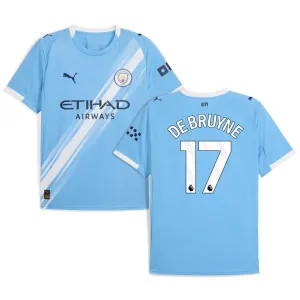 Maglia casa Manchester City DE BRUYNE 2025/26 - Blu