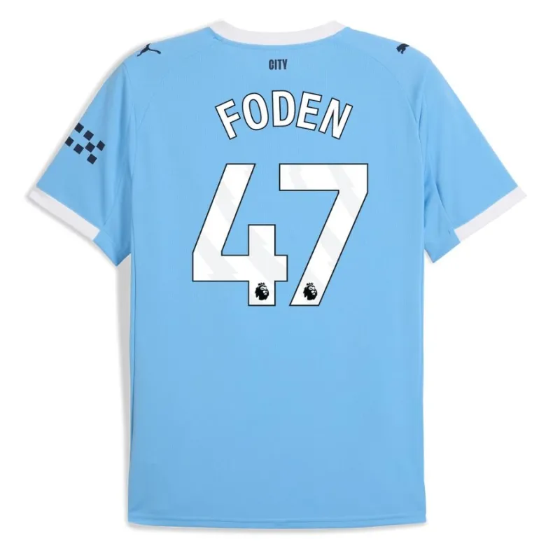 Manchester City FODEN 2025/26 Home Jersey - Blue