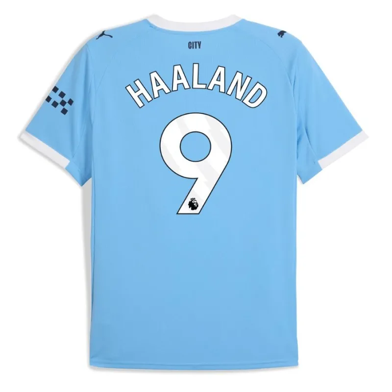 Manchester City HAALAND Kids' Kit 2025/26 Home - Blue