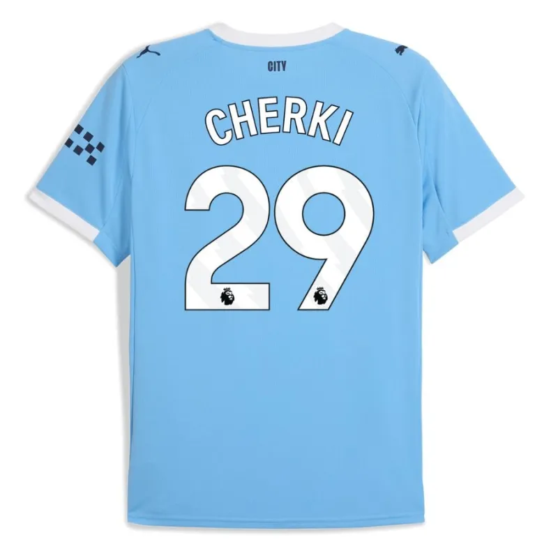 Maillot domicile Manchester City CHERKI 2025/26 - Bleu