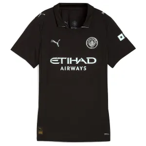 Maglia femminile in trasferta del Manchester City 2025/26 - Nero