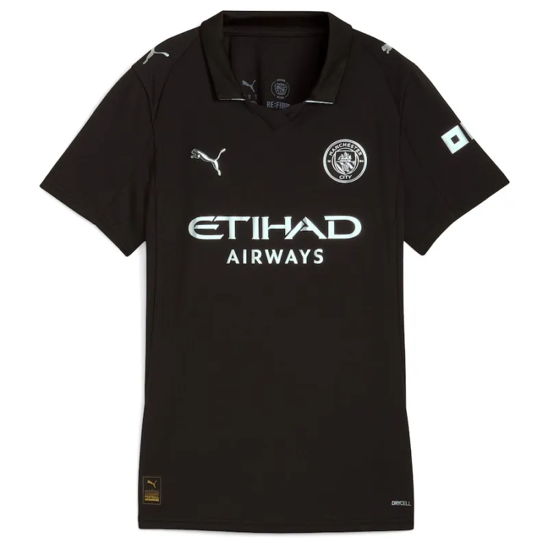 Manchester City 2025/26 Women's Away Jersey - Black