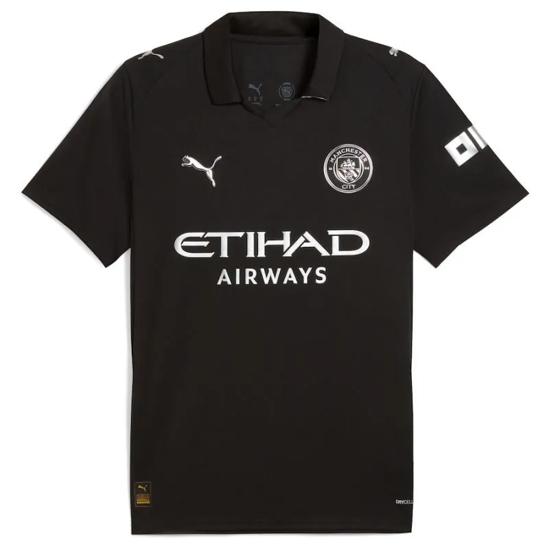 Manchester City HAALAND 2025/26 Away Jersey - Black