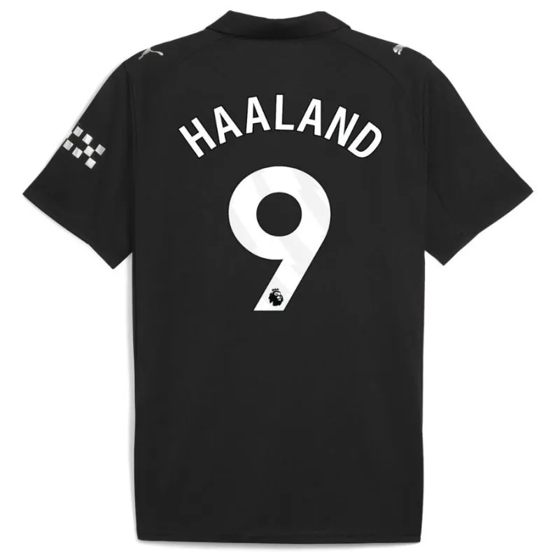 Manchester City HAALAND 2025/26 Away Jersey - Black