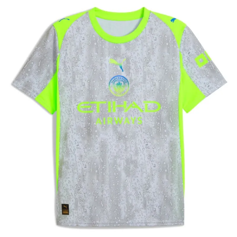 Manchester City 2025/26 Third Kids' Kit - Grey