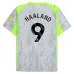Manchester City HAALAND 2025/26 Troisième Kit Enfant - Gris