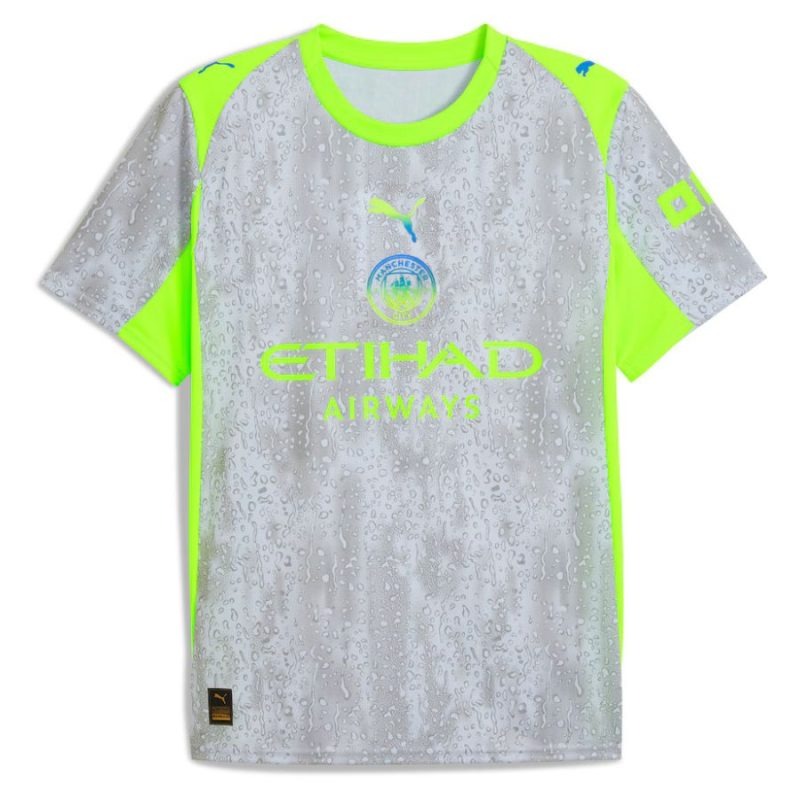 Manchester City FODEN 2025/26 Third Kids Kit - Grey