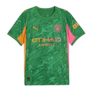 Manchester City 2025/26 Kids' Goalkeeper Jersey - Green
