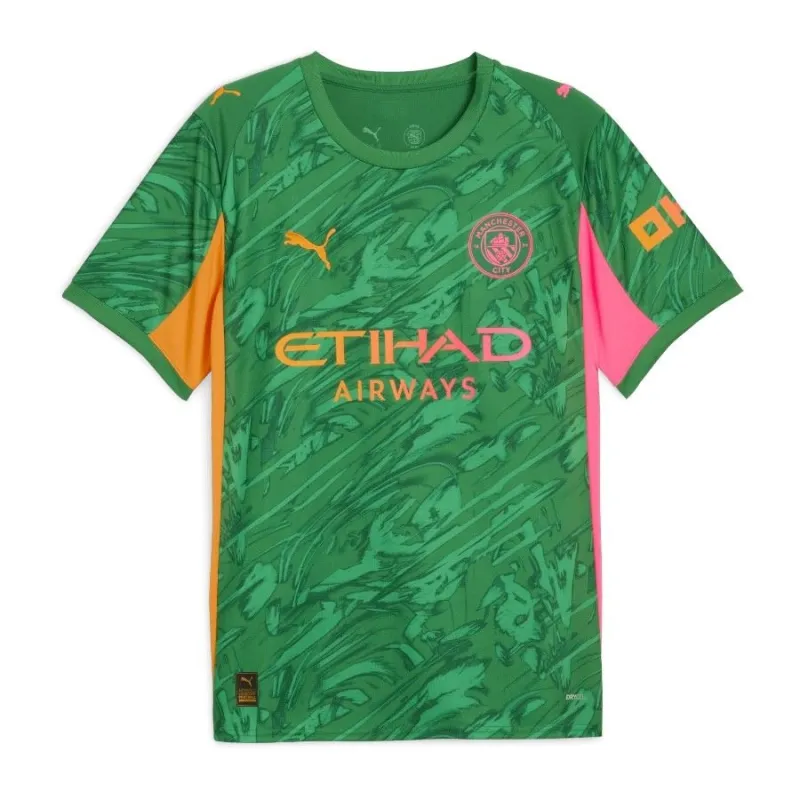 Manchester City 2025/26 Kids' Goalkeeper Jersey - Green