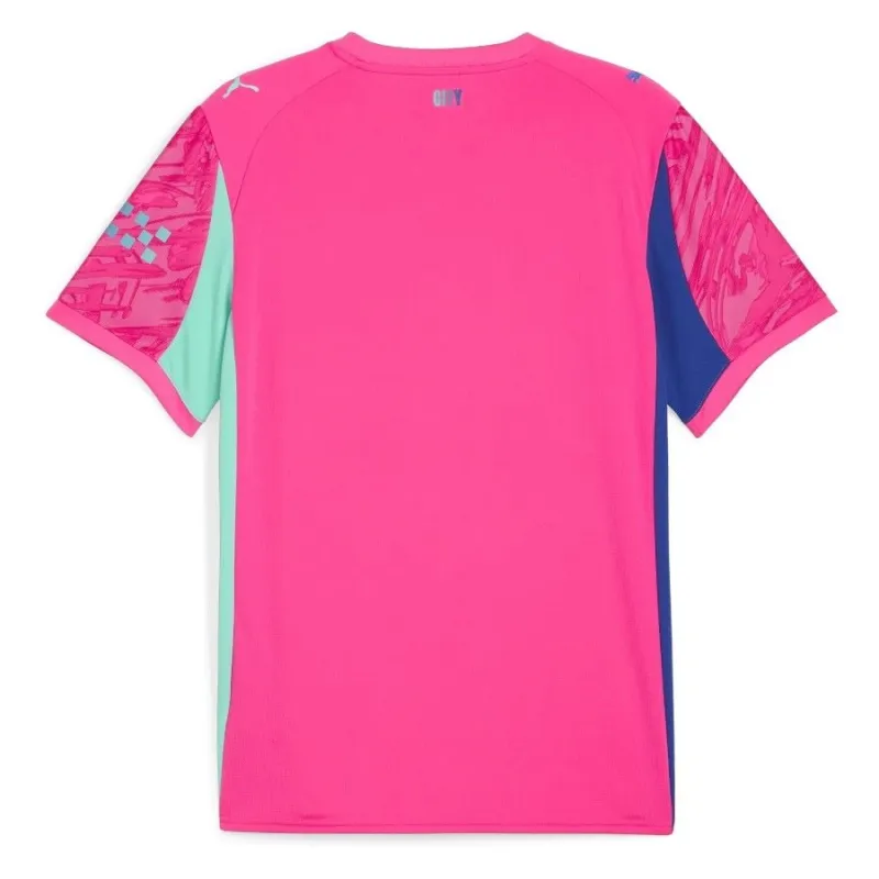 Manchester City 2025/26 Kids Goalkeeper Kit + Shorts - Pink