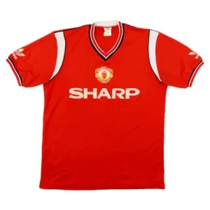 Manchester United 1984 1986 Retro-Heimtrikot - Rot