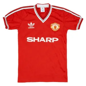 Manchester United 1986 1988 Retro-Heimtrikot - Rot
