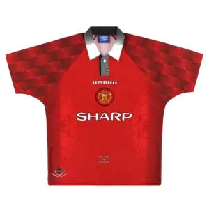 Manchester United 1996 1998 Retro-Heimtrikot - Rot