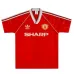 Manchester United 1988 1990 Maillot domicile rétro - Rouge