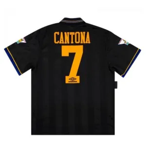 Manchester United Retro-Auswärtstrikot CANTONA 1993 1995 - Schwarz