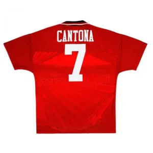 Manchester United CANTONA 1994 1996 Retro-Heimtrikot - Rot